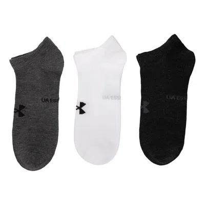 Under Armour Essential No Show Low Socks (3 Pack) 'multi-color'