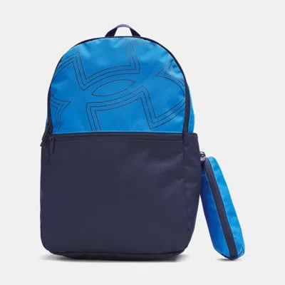 Under Armour Essential Printed Backpack Blue Atlantis