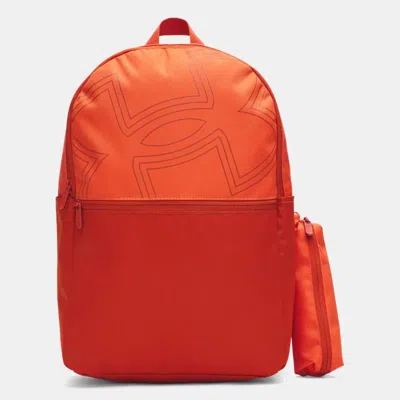 Under Armour Essential Printed Backpack Surplus Orange