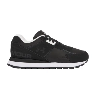 Pre-owned Under Armour Essential Runner Gs 'black White' | Kid's Size 6