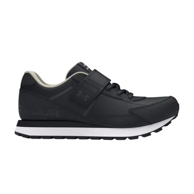 Pre-owned Under Armour Essential Runner Ps 'black White' | Kid's Size 12.5