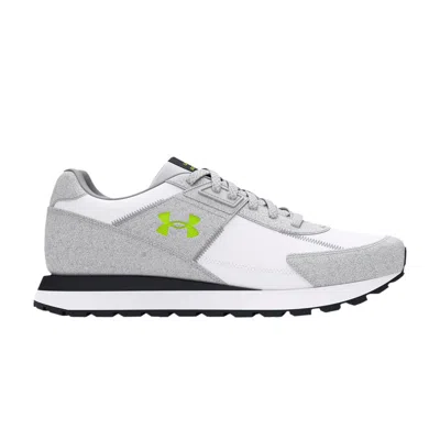 Pre-owned Under Armour Essential Runner 'white Halo Grey' | Men's Size 14