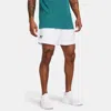 UNDER ARMOUR MEN'S  UNDER ARMOUR  ICON VOLLEY SHORTS WHITE