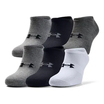 Under Armour Essentials No Show Socks (6 Pack) 'multi-color'