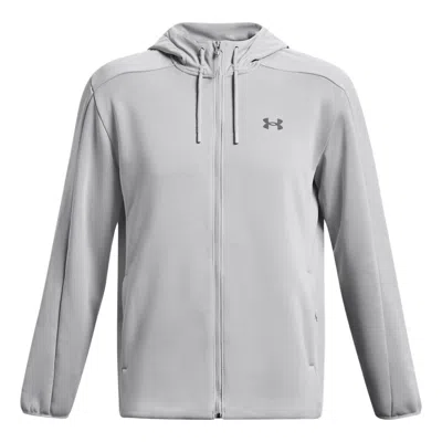 Under Armour Essentials Swacket Hoodie Jacket 'grey' In Gray