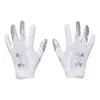 Under Armour F8 Football Gloves 'white Metallic Silver'