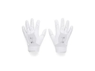Under Armour F9 Nitro Football Gloves Gore-tex Gloves White/distant Gray/metallic Silver: Xl