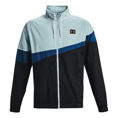 Under Armour Fashion Woven Full Zip Jacket 'blue Multi'