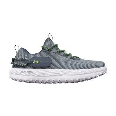 Pre-owned Under Armour Fat Tire Venture 'harbor Blue Lime Surge'