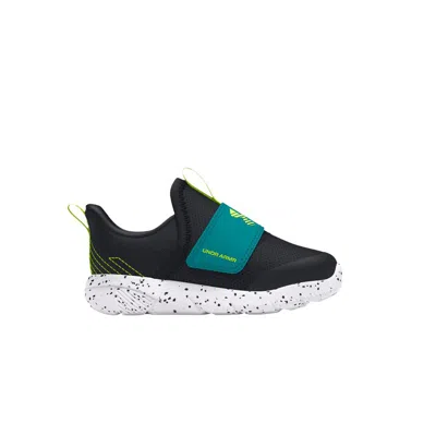 Pre-owned Under Armour Flash Td 'black Circuit Teal' | Infant Size 5