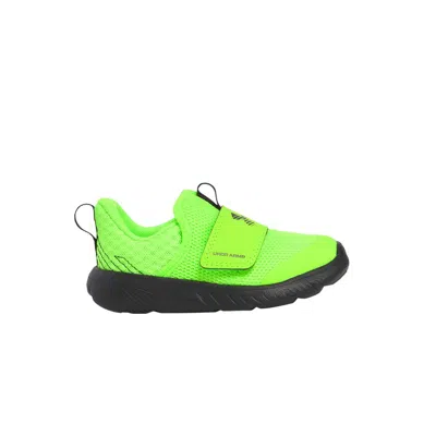 Pre-owned Under Armour Flash Td 'hyper Green' | Infant Size 9