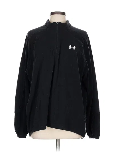 Pre-owned Under Armour Fleece Jacket In Black