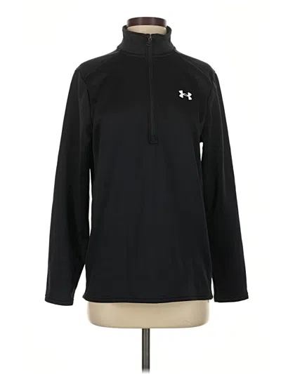 Pre-owned Under Armour Fleece Jacket In Black