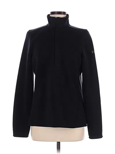 Pre-owned Under Armour Fleece Jacket In Black