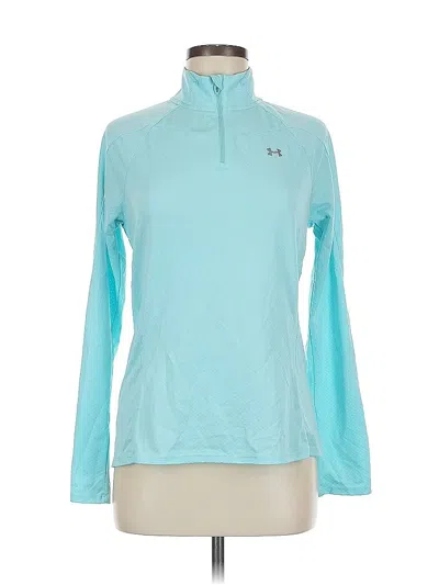 Pre-owned Under Armour Fleece Jacket In Blue