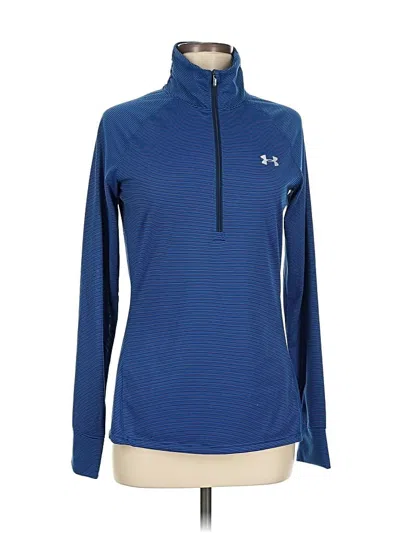 Pre-owned Under Armour Fleece Jacket In Blue