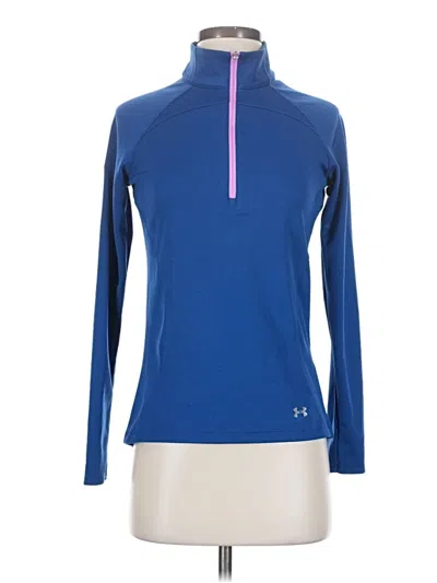 Pre-owned Under Armour Fleece Jacket In Blue