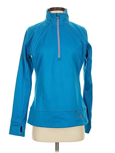Pre-owned Under Armour Fleece Jacket In Blue