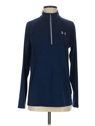 Pre-owned Under Armour Fleece Jacket In Blue