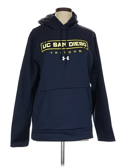 Pre-owned Under Armour Fleece Jacket In Blue
