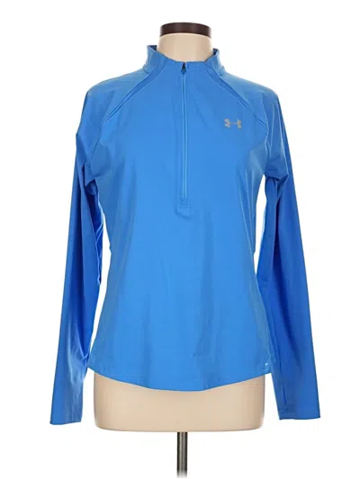 Pre-owned Under Armour Fleece Jacket In Blue