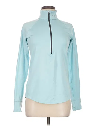 Pre-owned Under Armour Fleece Jacket In Blue