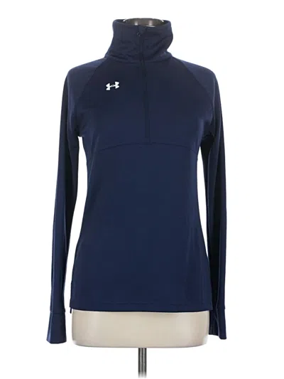 Pre-owned Under Armour Fleece Jacket In Blue