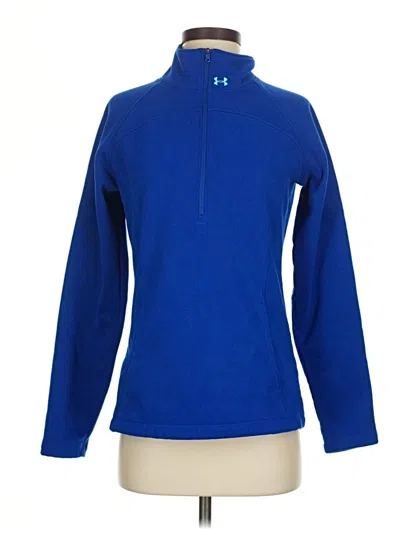 Pre-owned Under Armour Fleece Jacket In Blue