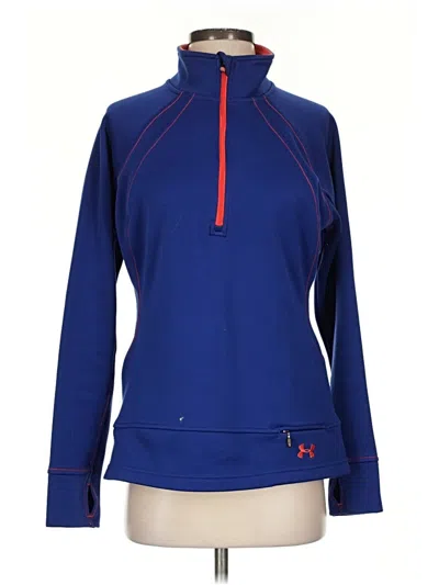Pre-owned Under Armour Fleece Jacket In Blue
