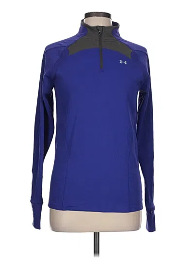 Pre-owned Under Armour Fleece Jacket In Blue