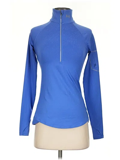 Pre-owned Under Armour Fleece Jacket In Blue