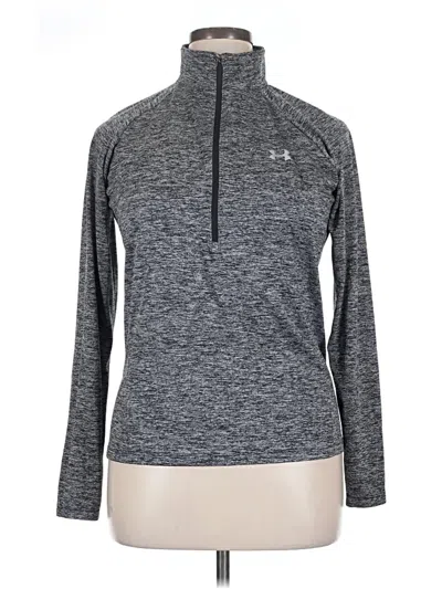 Pre-owned Under Armour Fleece Jacket In Gray