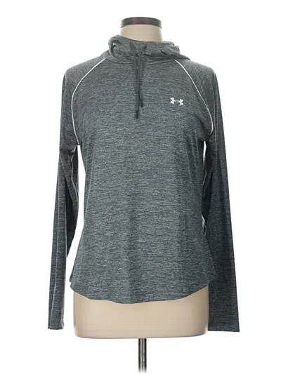 Pre-owned Under Armour Fleece Jacket In Gray