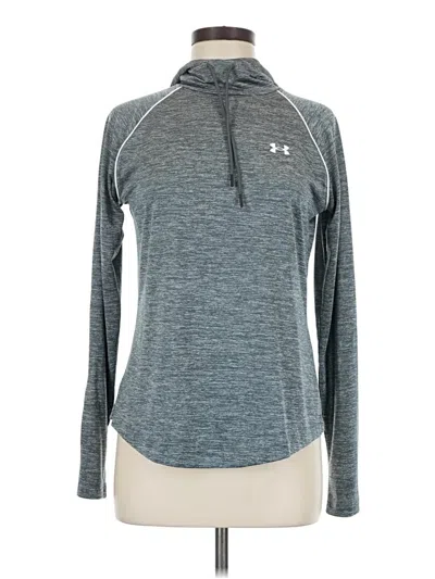 Pre-owned Under Armour Fleece Jacket In Gray
