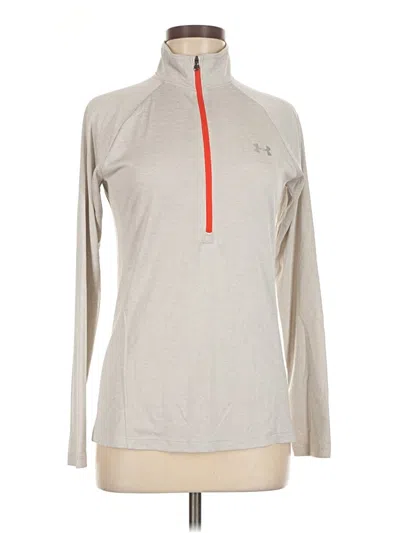 Pre-owned Under Armour Fleece Jacket In Gray