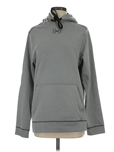 Pre-owned Under Armour Fleece Jacket In Gray