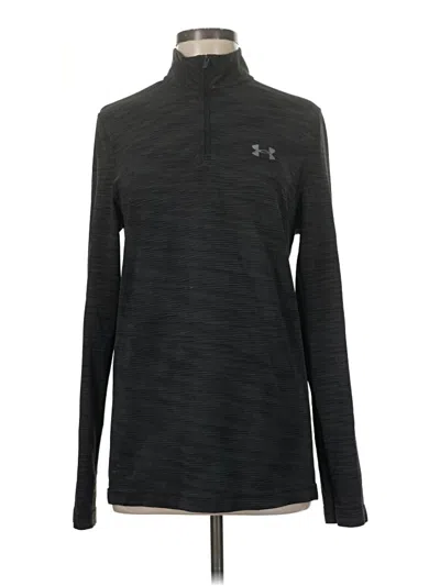 Pre-owned Under Armour Fleece Jacket In Gray