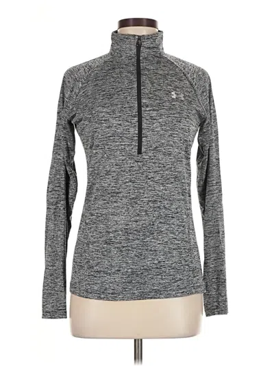 Pre-owned Under Armour Fleece Jacket In Gray