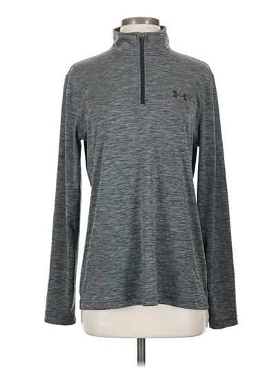 Pre-owned Under Armour Fleece Jacket In Gray