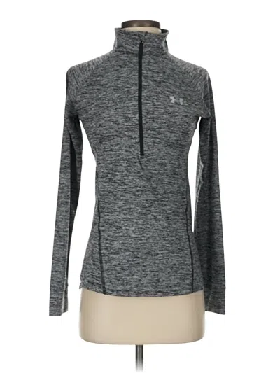 Pre-owned Under Armour Fleece Jacket In Gray