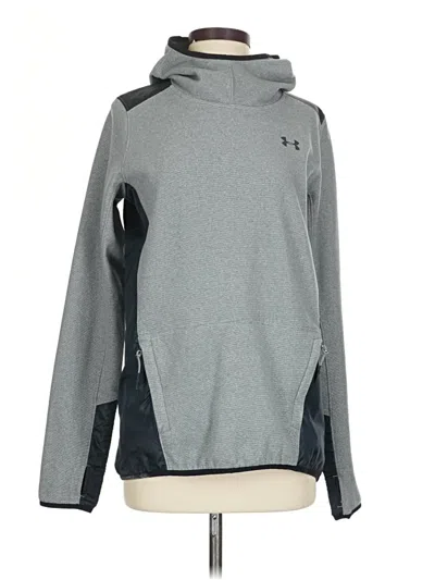 Pre-owned Under Armour Fleece Jacket In Gray