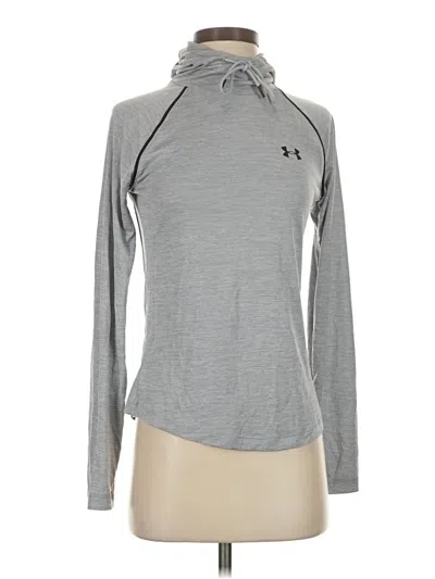 Pre-owned Under Armour Fleece Jacket In Gray