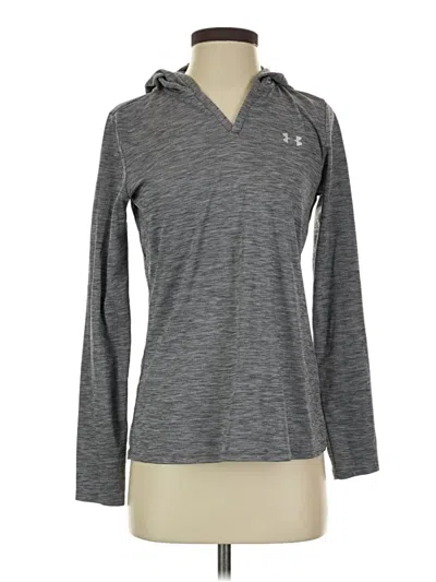 Pre-owned Under Armour Fleece Jacket In Gray