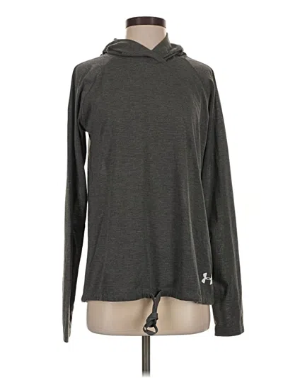 Pre-owned Under Armour Fleece Jacket In Gray
