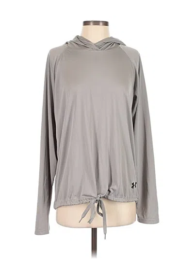 Pre-owned Under Armour Fleece Jacket In Gray