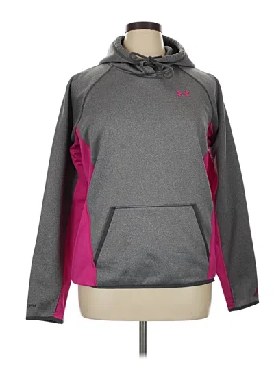 Pre-owned Under Armour Fleece Jacket In Gray