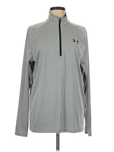 Pre-owned Under Armour Fleece Jacket In Gray