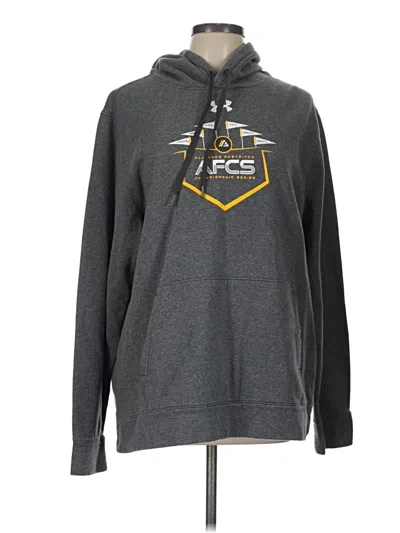 Pre-owned Under Armour Fleece Jacket In Gray
