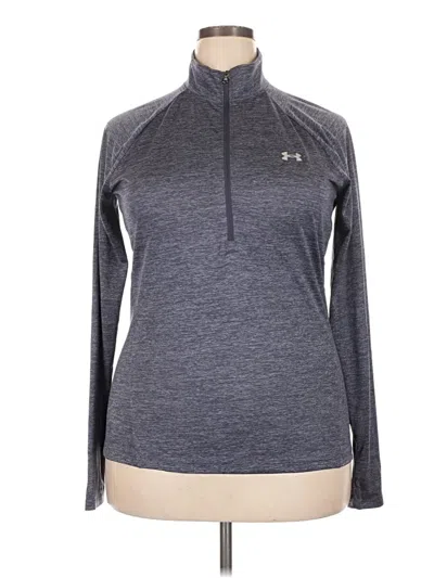 Pre-owned Under Armour Fleece Jacket In Gray