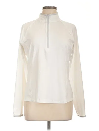 Pre-owned Under Armour Fleece Jacket In Ivory